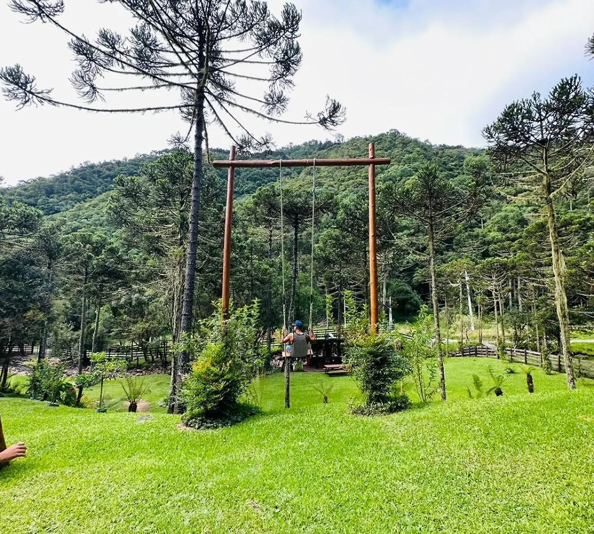 ロッジ Vale Dos Bugres Eco House- Cabana Das Flores ウルビシ